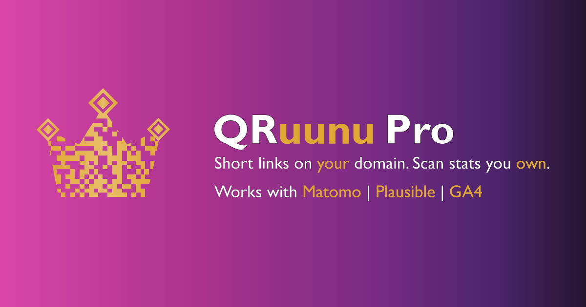 QRuunu Pro-Banner und -Logo